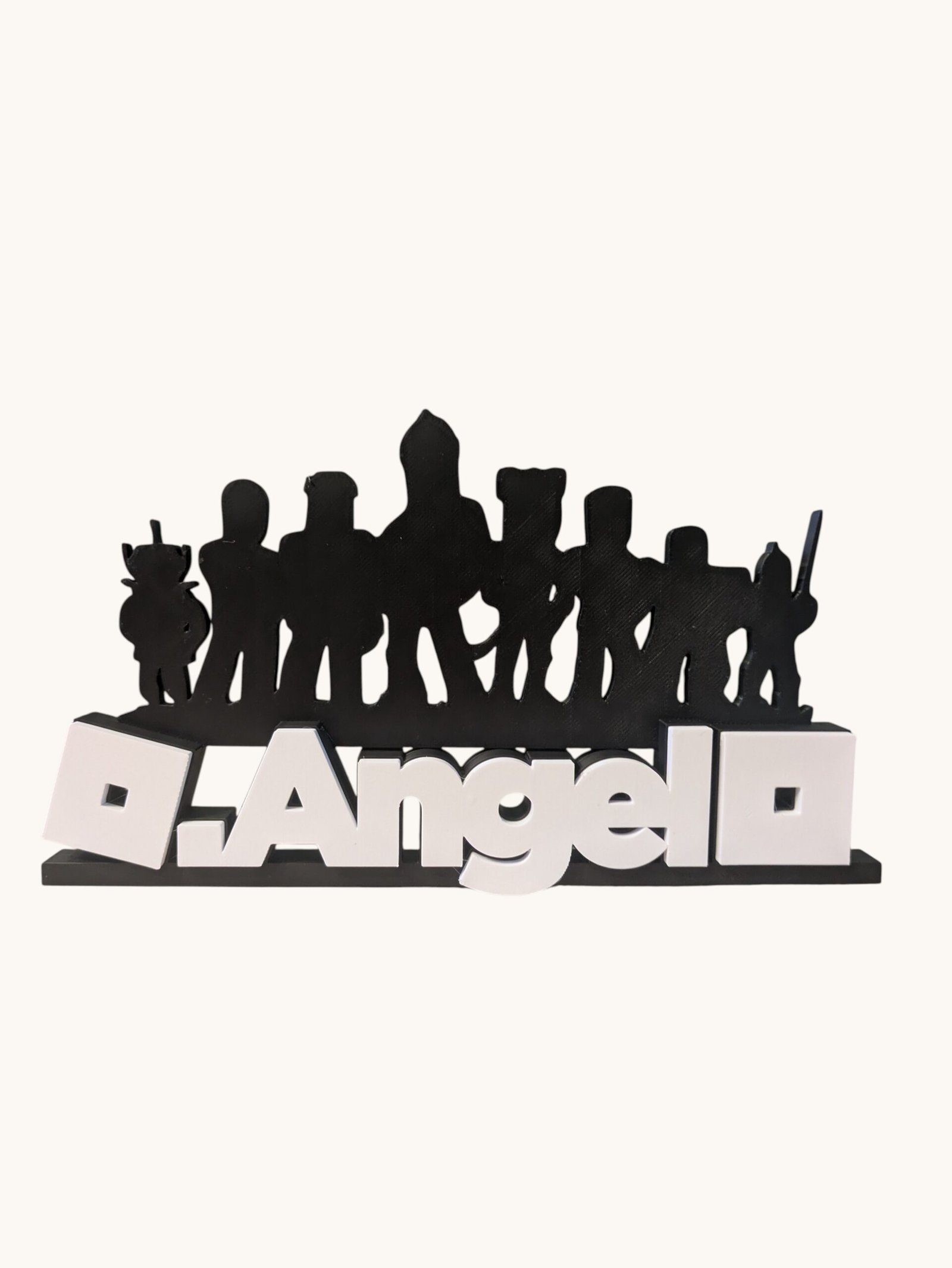 Figurine Roblox Personnalisable : Votre Prénom ou Pseudo en Relief