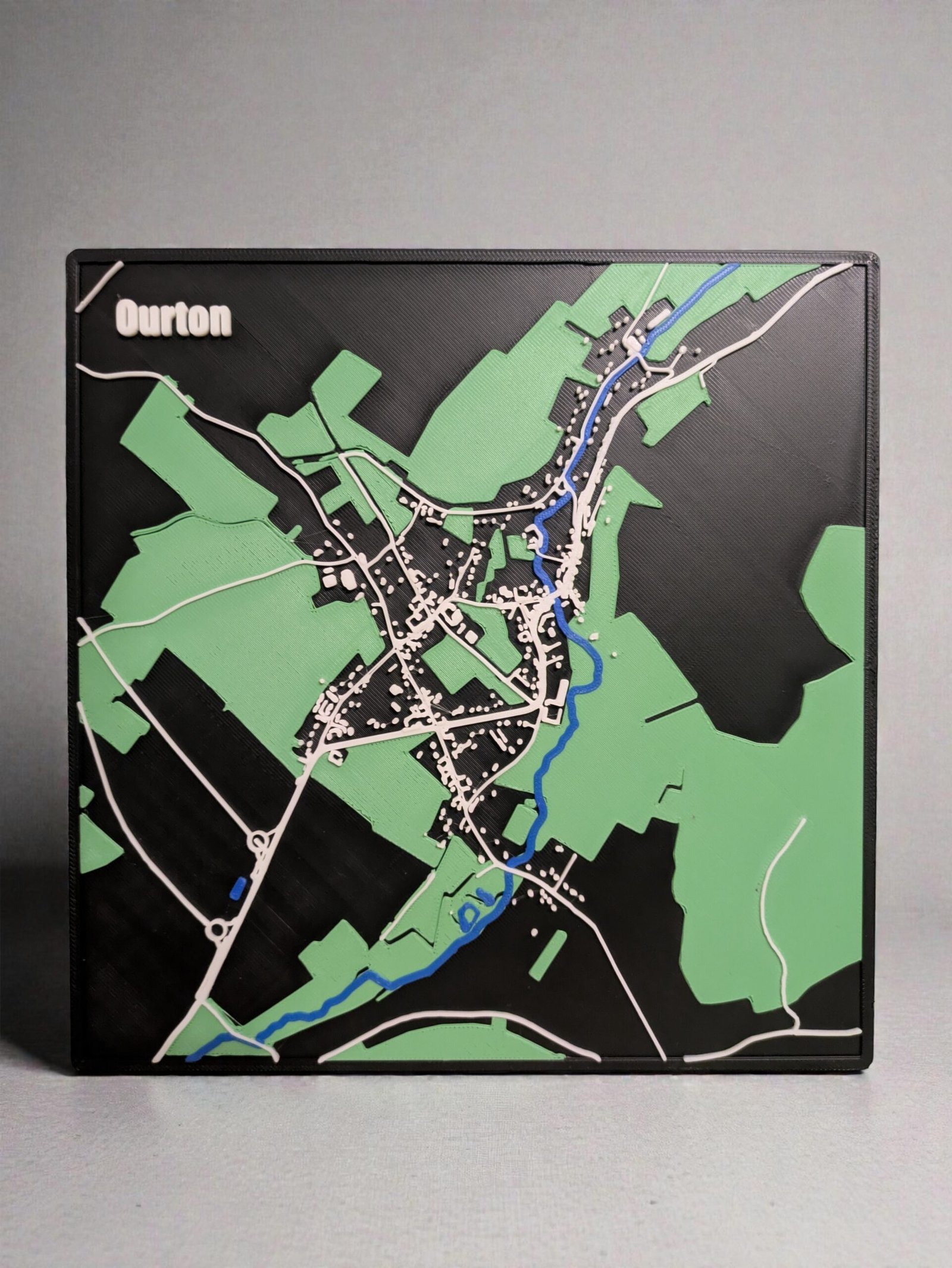 Carte de Ville Personnalisée en Relief – Ton Quartier sur Mesure