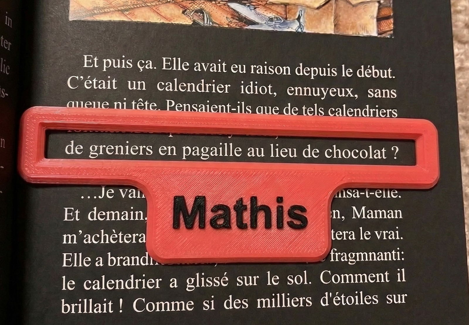 Règle de Lecture Personnalisable avec Prénom et Couleur