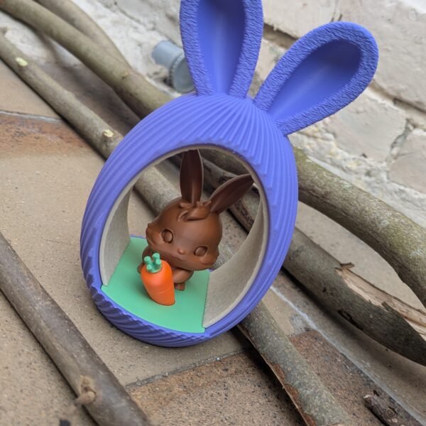 Décoration de Pâques – L'Œuf Lapin validé par nos boules de poils !