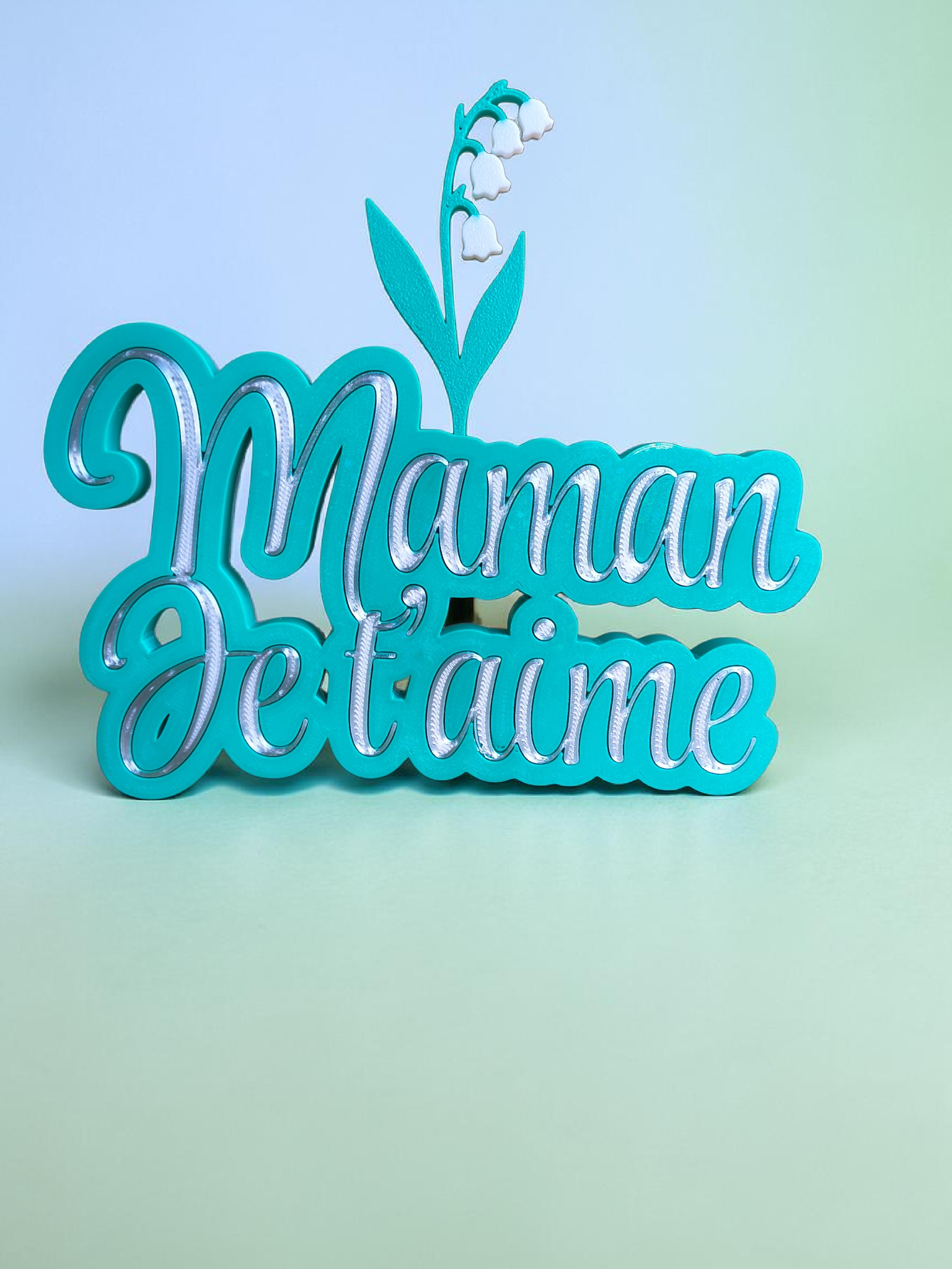Plaque Personnalisée "Brin de Muguet" - Maman & Mamie