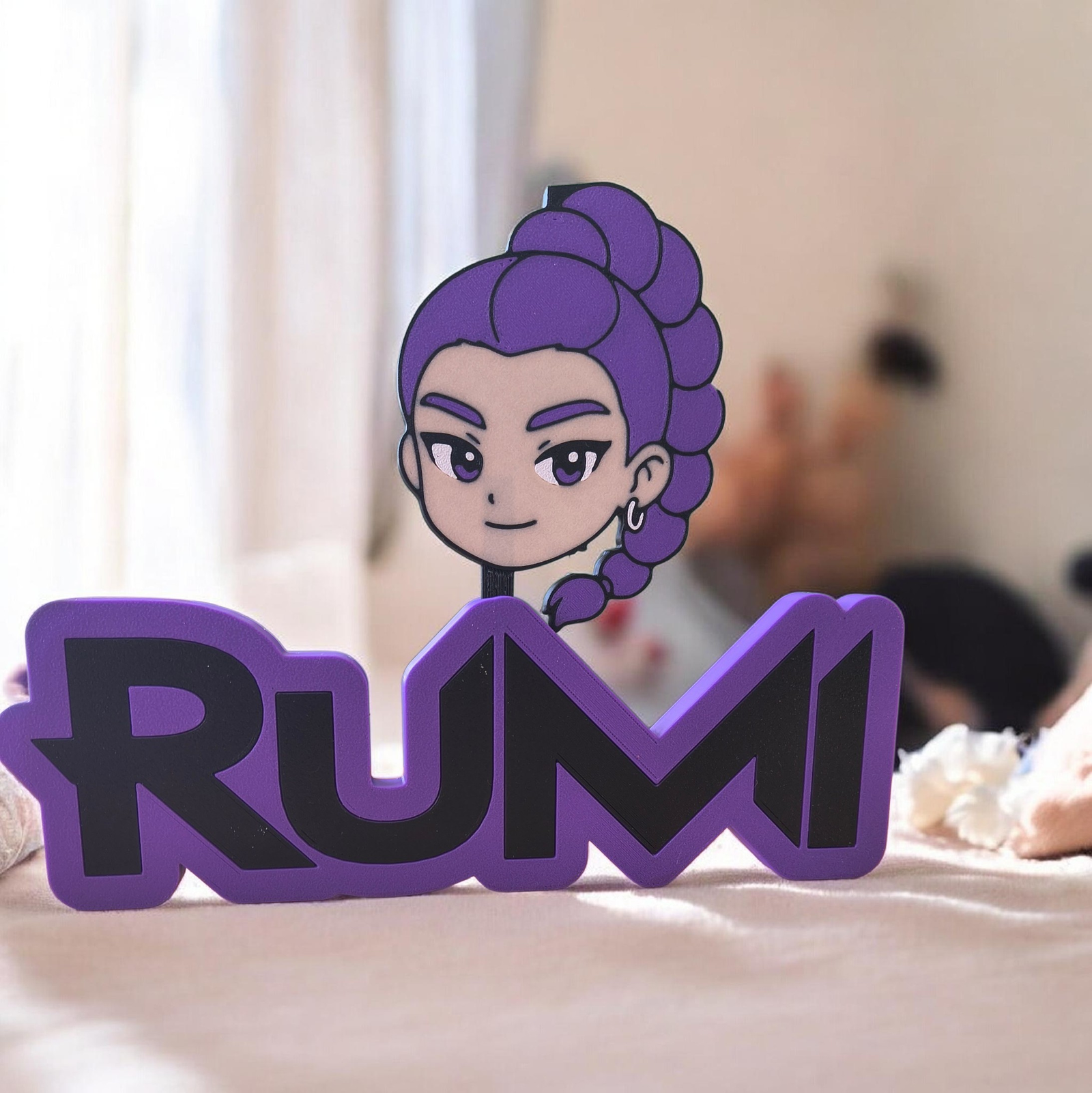 Décoration Personnalisée "Rumi K-Pop" - Prénom au Choix