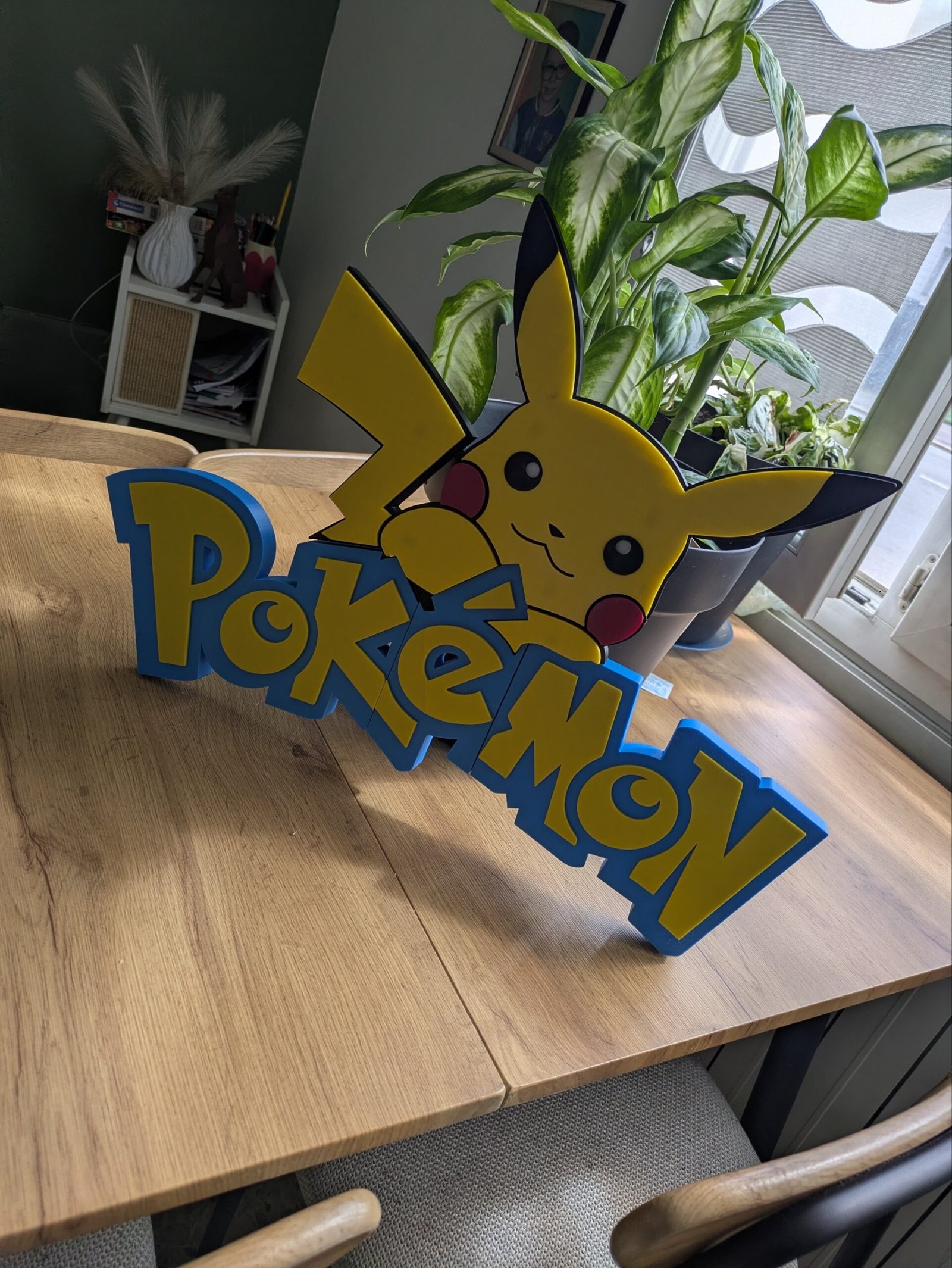 Enseigne Géante Pikachu "Coup de Foudre" – Édition Collection