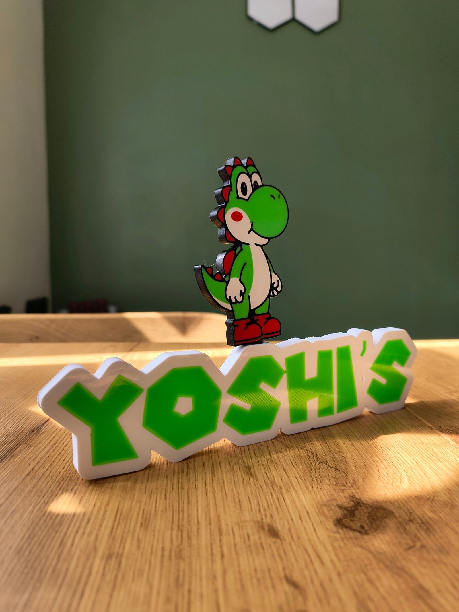 Superbe figurine déco Yoshi's 19cm
