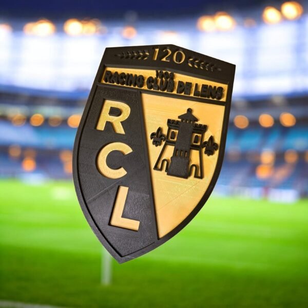 Blason Décoratif Racing Club de Lens (RCL) - Édition 120 Ans